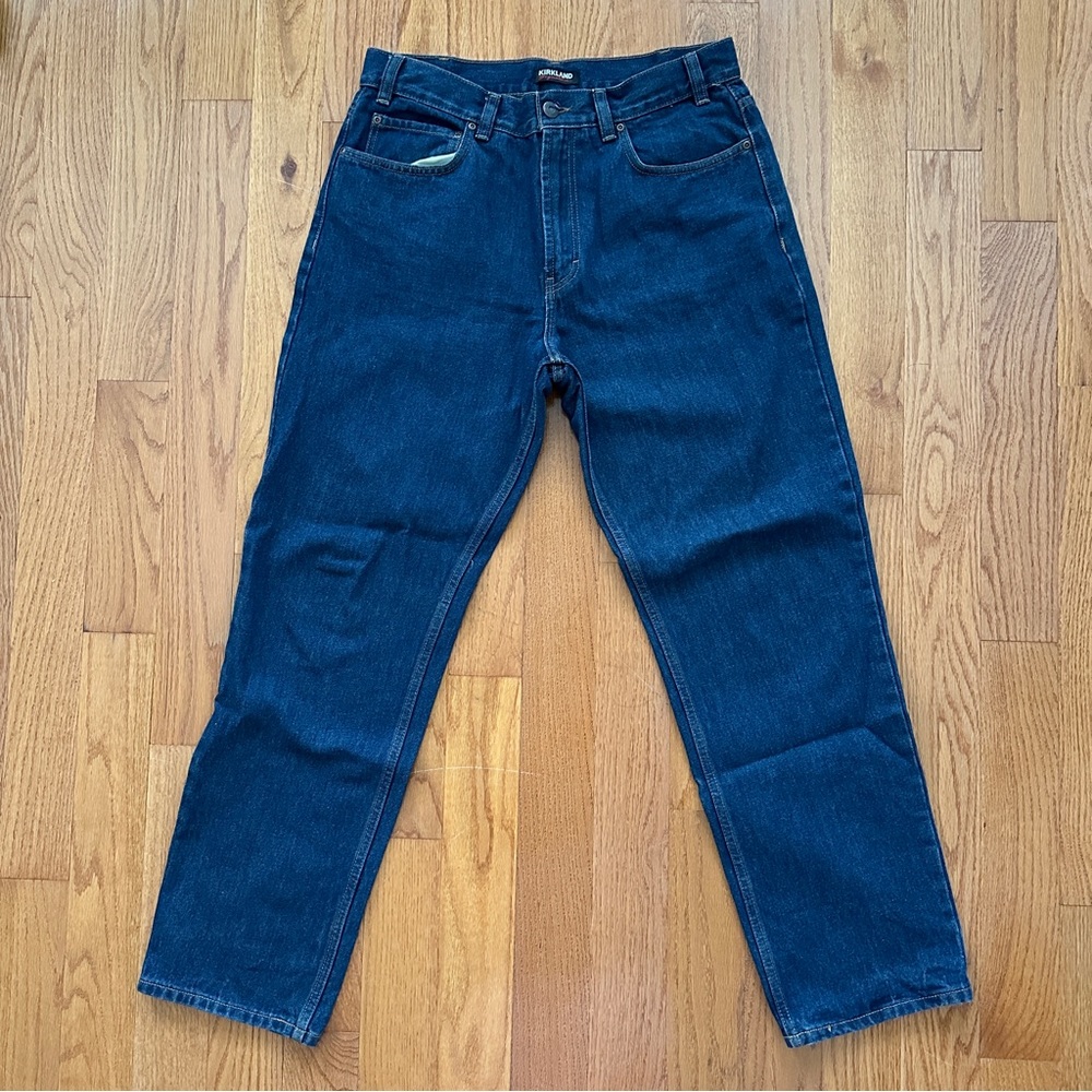 Kirkland Signature Men’s Straight Blue Jeans 34x32